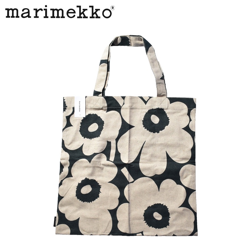 楽天市場 全品対象 50円引きクーポン メール便 送料無料 マリメッコ トートバッグ Marimekko ファブリックバッグ メンズ レディース ベージュ グリーン Fabric Bag 通学 通勤 かばん おしゃれ ブランド 定番 人気 鞄 手提げ 北欧 お出かけ 買い物 花柄