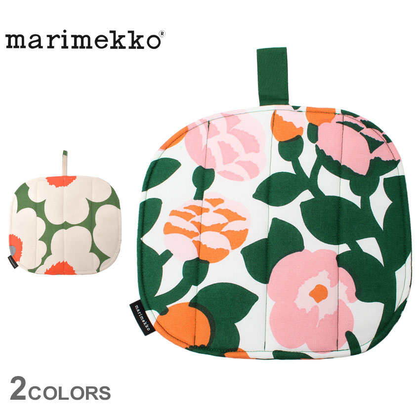 【ネコポス配送】 マリメッコ 鍋つかみ MARIMEKKO ポットホルダー オレンジ グリーン 緑 73127 73833 鍋掴み 鍋敷き ミトン 北欧 花柄 ブランド おしゃれ ウニッコ グリーングリーン 料理 かわいい おしゃれ 定番 キッチン雑貨 ギフト プレゼント画像