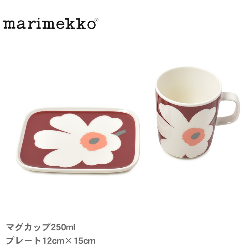 楽天市場】マリメッコ marimekko ウニッコ マグカップセット