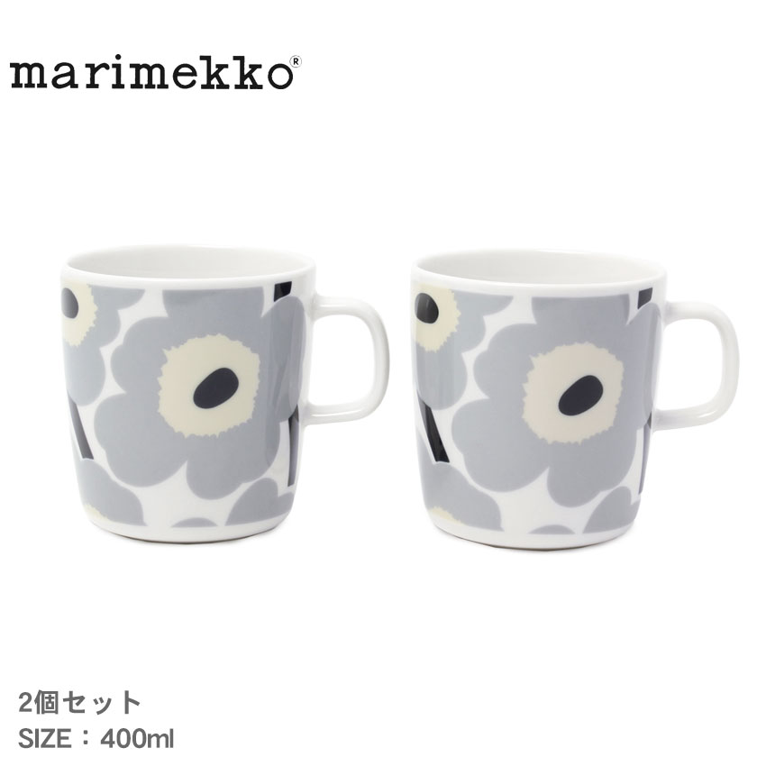 marimekko - 新品 4個セット marimekko UNIKKO ウニッコ マグカップ Unikko マグカップ 400ml | Maija Isola | Marimekko