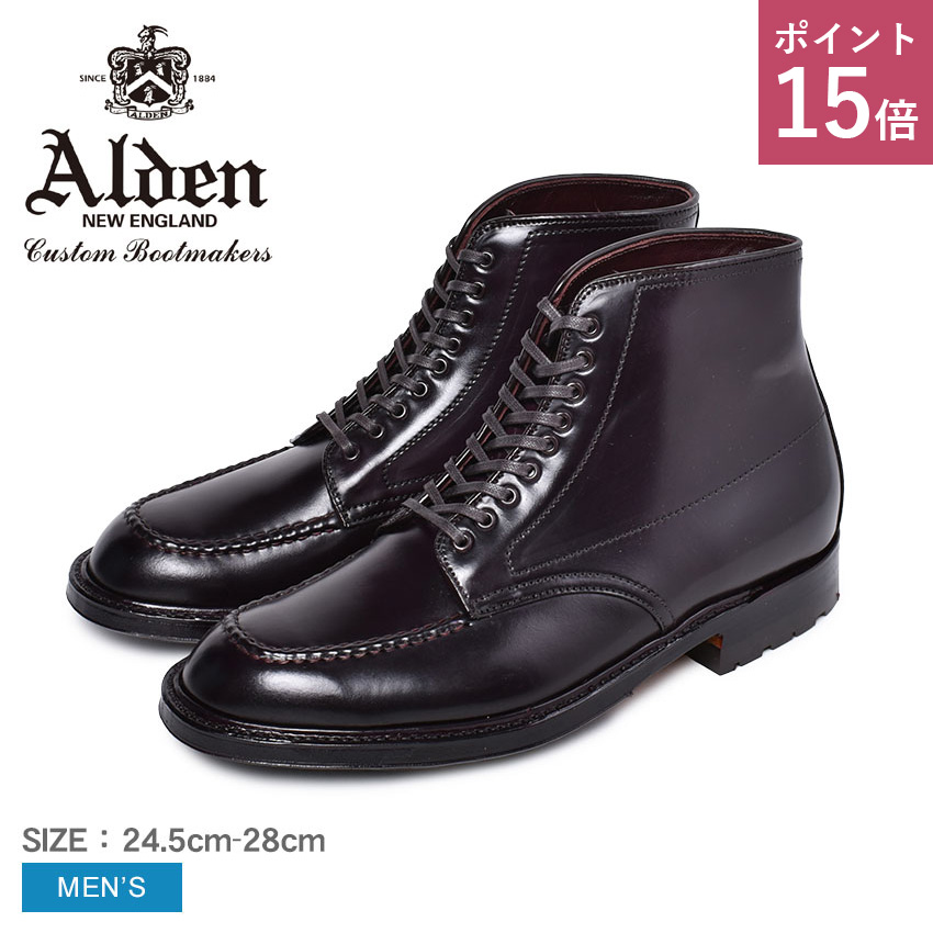 【楽天市場】【P15倍 SALE】ALDEN オールデン ドレスブーツ 