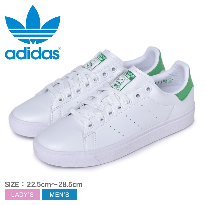 楽天市場 Sale 0円クーポン対象 アディダス オリジナルス スニーカー メンズ レディース Adidas Originals スタンスミス Vulc 靴 シューズ 通学 ローカット おしゃれ 定番 シンプル スポーツ スポーティ ストリート ブランド ホワイト 白 グリーン Fx8070 Stan