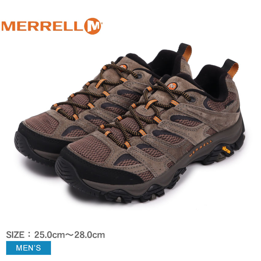 メレル ハイキングシューズ メンズ MOAB3 GTX MERRELL 035805 シューズ スニーカー ブランド ハイキングシューズ アウトドアシューズ キャンプ レジャー スポーツ 靴 防水 ブラウン ブラック 黒