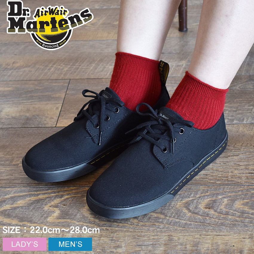 楽天市場 クーポンで割引 21日9 59迄 ドクターマーチン スニーカー Dr Martens キャンバス ブラック サンタニタ Santanita レディース ブランド カジュアル シューズ レースアップ 靴 定番 黒 母の日 Via Torino インポートブランド