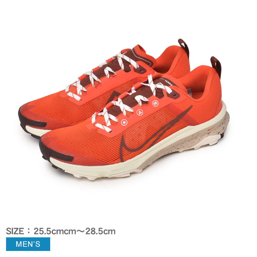 Nike React ランニングシューズ ブラック/オレンジ 楽天市場】ナイキ NIKE リアクト テラ カイガー 9 REACT TERRA