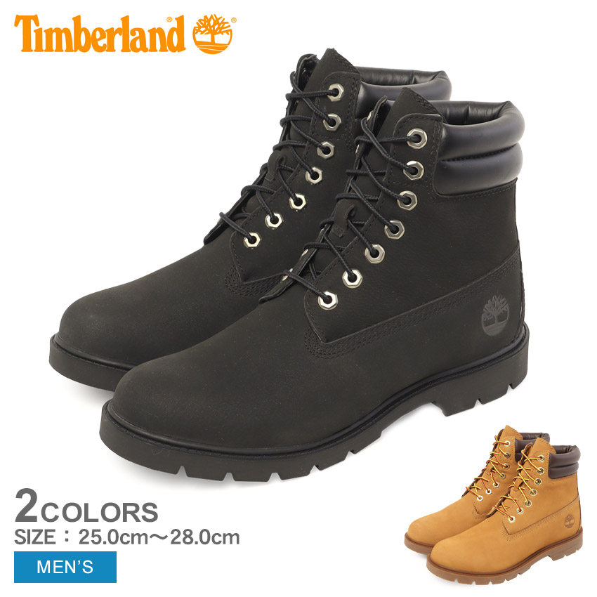 Timberland ティンバーランド ワークブーツ 23.5 防水 ヌバック Timberland ティンバーランド ブーツ メンズ レディース 6インチ