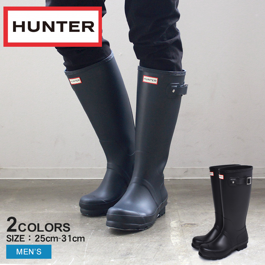 HUNTER オリジナルトール レインブーツ オリーブ サイズ6 HUNTER MENS ORIGINAL TALL メンズ オリジナル トール（レイン