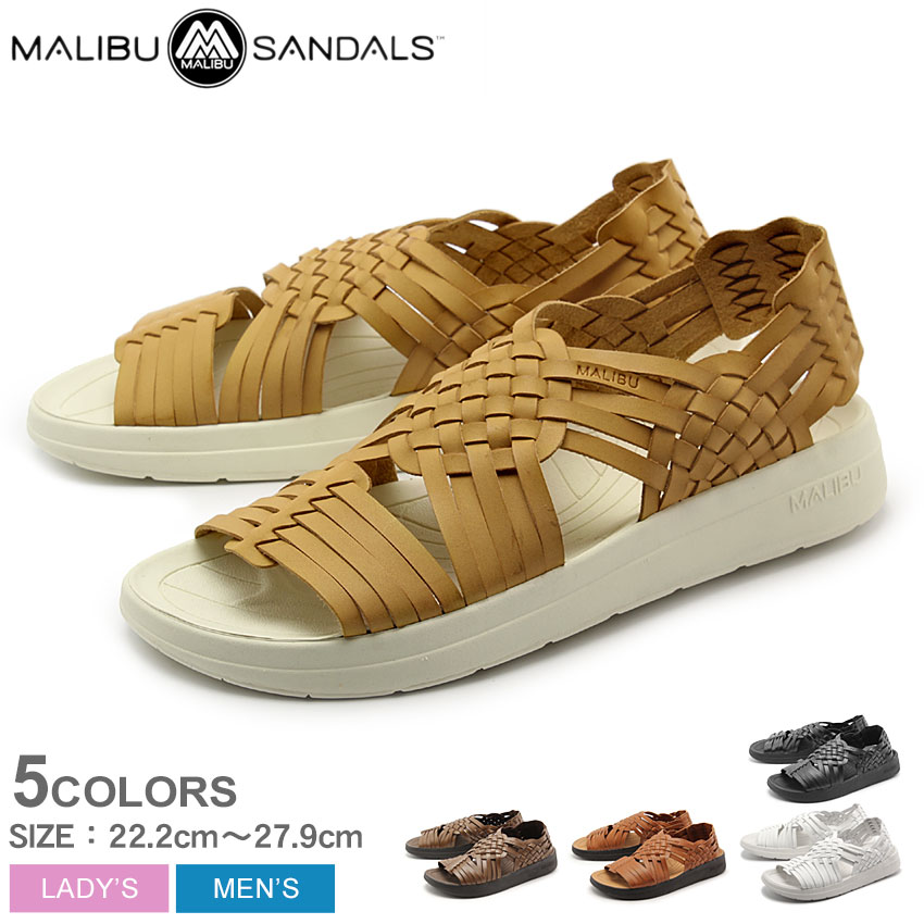 マリブサンダル キャニオン PUレザー (malibu sandals canyon pu leather) 合皮 編み上げ ぺたんこ シューズ 靴 誕生日プレゼント 結婚祝い ギフト おしゃれ 夏 クリスマス