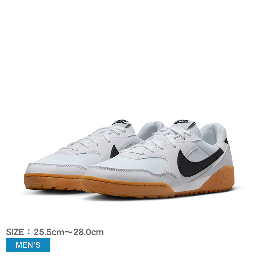 ナイキ スニーカー メンズ テラ マンタ NIKE HQ4502 靴 シューズ ブランド ローカット シンプル スポーティ スポーツ ロゴ レースアップ お出かけ 運動 通学 レジャー ガムライトブラウン ホワイト 白 国内正規品|slz|