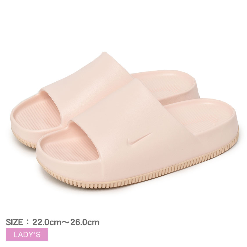 【25センチ】NIKE カーム　スライド　ピンク 25センチ 25センチ】NIKE カーム スライド ピンク 25センチ - メルカリ