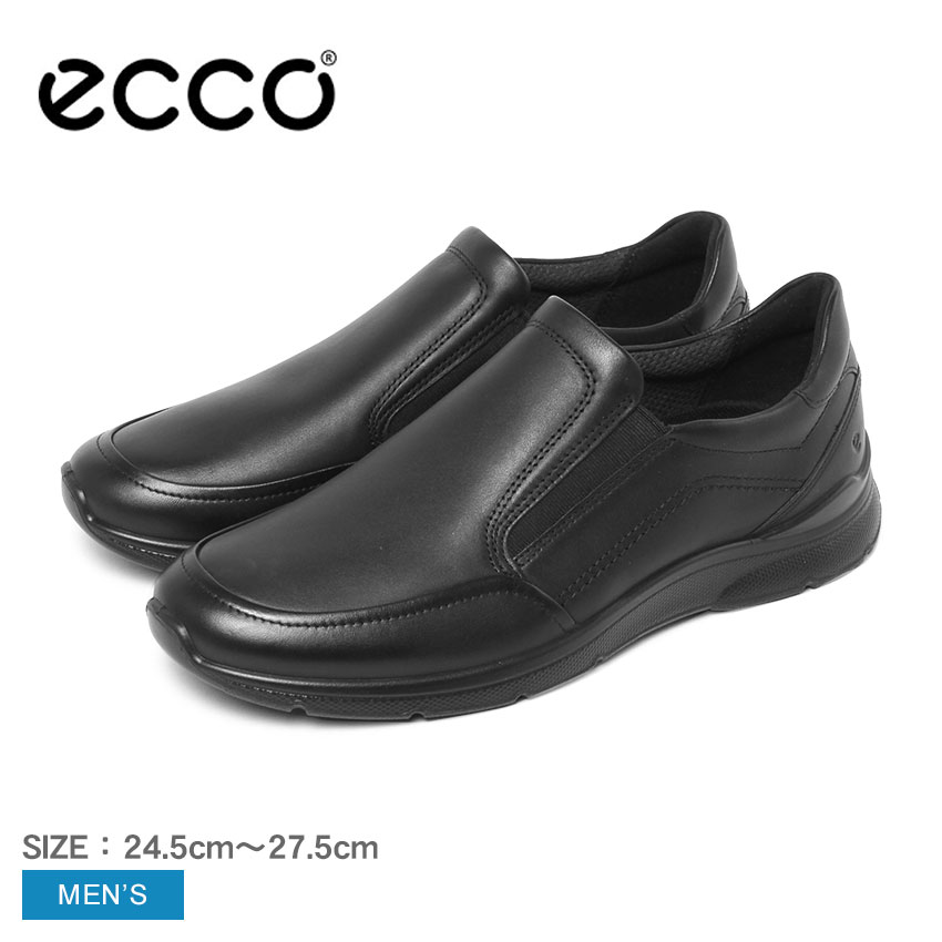 楽天市場】エコー IRVING ECCO レザーシューズ メンズ ブラック 黒