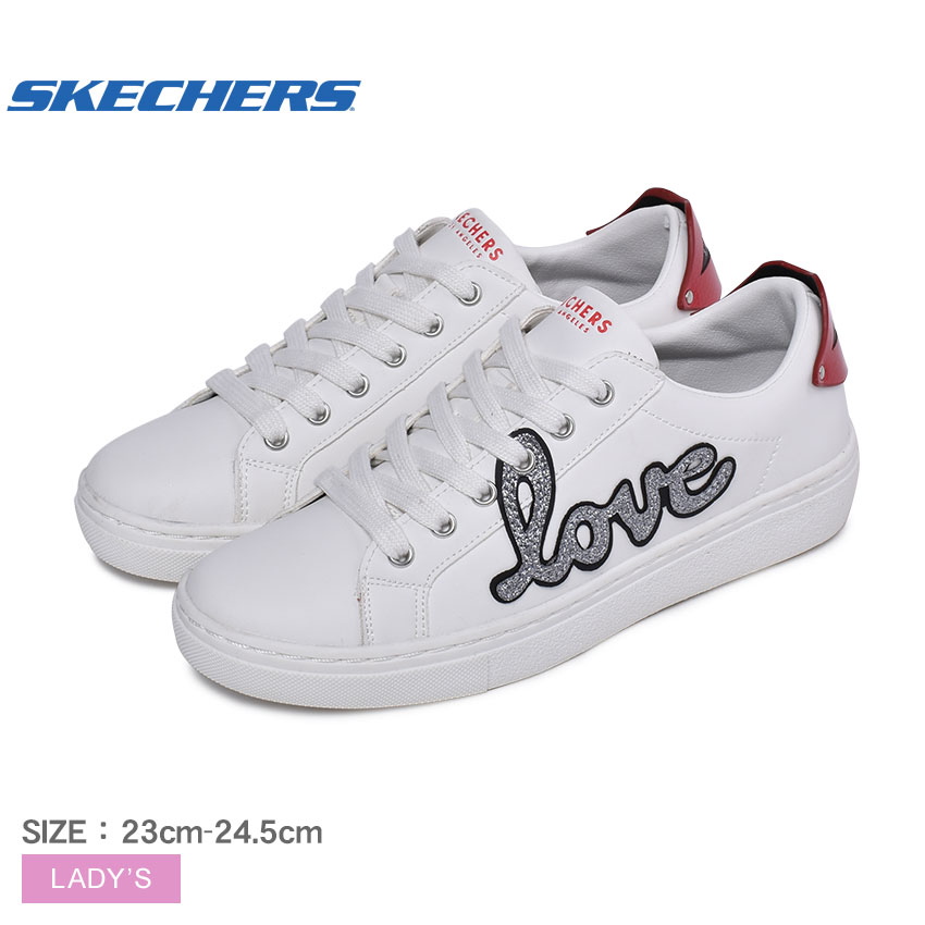 楽天市場 クーポンで割引 5 27 9 59迄 スケッチャーズ スニーカー Skechers Goldie Sealed With A Kiss レディース 靴 シューズ スポーティ スポーツ カジュアル ブランド レースアップ 白 かわいい タウンユース デイリーユース 通勤 通学 学生 母の日 Via