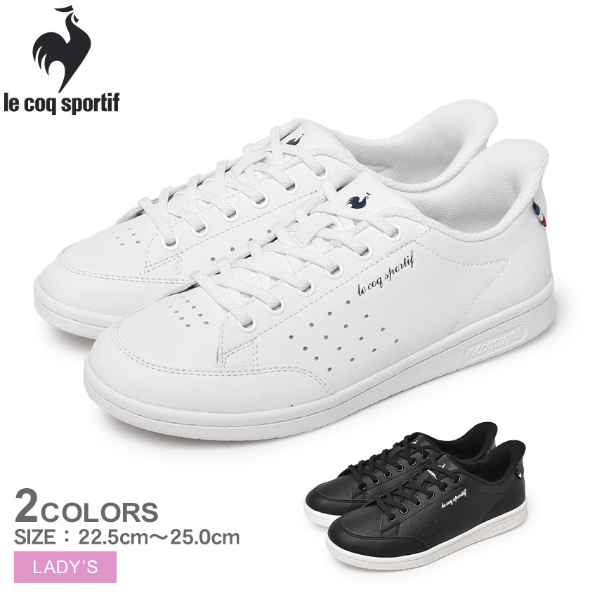 ルコック スニーカー レディース ラ ローラン SI LE COQ SPORTIF LA ROLAND SI QL3XJC06 春 夏 秋 冬 オールシーズン 靴 シューズ ローカット シューレース スポーティ キレカジ ブランド 普段履き 軽量 クッション性 消臭 2E カジュアル|slz|