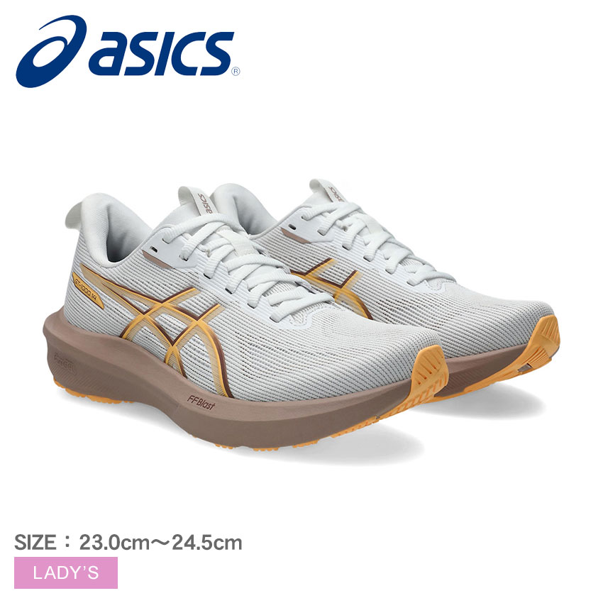 アシックス ランニングシューズ レディース GT-1000 14 ASICS 1012B859 靴 シューズ ローカット ランニング ジョギング トレーニング 運動 紐靴 シンプル ロゴ カジュアル スポーツ スポーティー ZSPO ホワイト 白|slz|