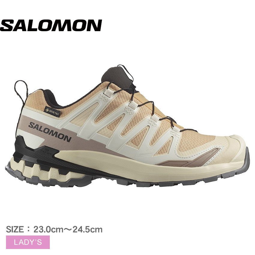 Salomon XAPRO3D ベージュ　スニーカー　1度のみ SALOMON サロモン トレイルランニングシューズ レディース XA