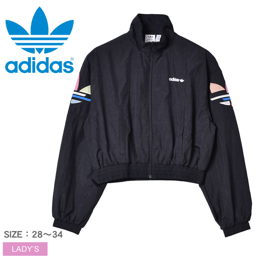 ＼抽選で最大全額ポイントバック☆要エントリー／アディダス オリジナルス シャッタード トラックトップ ジャージ ADIDAS  ORIGINALS レディース H22866 ブラック 黒 ウェア トップス 長袖 羽織 上着 アウター トレフォイル ストリート スポーツ  スポーティ ...