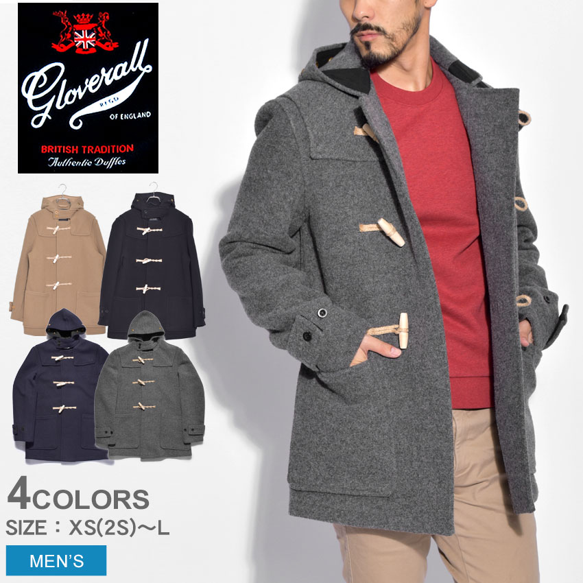 楽天市場 Sale クーポンあり グローバーオール コート Gloverall ミッドモンティウールコート メンズ ダッフルコート アウター Mid Monty Wool Coat 3577 52 保温 防水 ブランド Via Torino インポートブランド