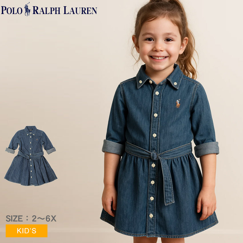 POLO RALPH LAUREN 8〜10歳  M ベア ワンピース グレー POLO RALPH LAUREN 8〜10歳 M ベア ワンピース グレー