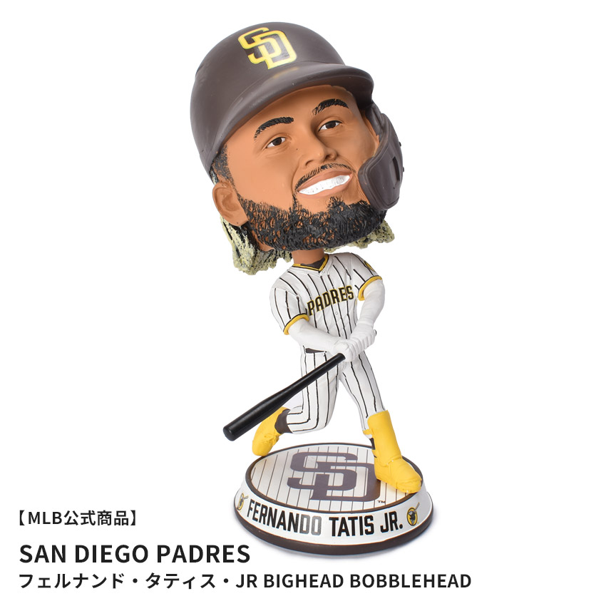 メジャーリーグベースボール ボブルヘッド Fernando Tatis Jr. San Diego Padres Bighead Bobblehead MAJOR LEAGUE BASEBALL BHMBSMU22BGHJSPFT フェルナンド・タティス・ジュニア フィギュア バブルヘッド 首振り人形 人形|slz||Z-MALL