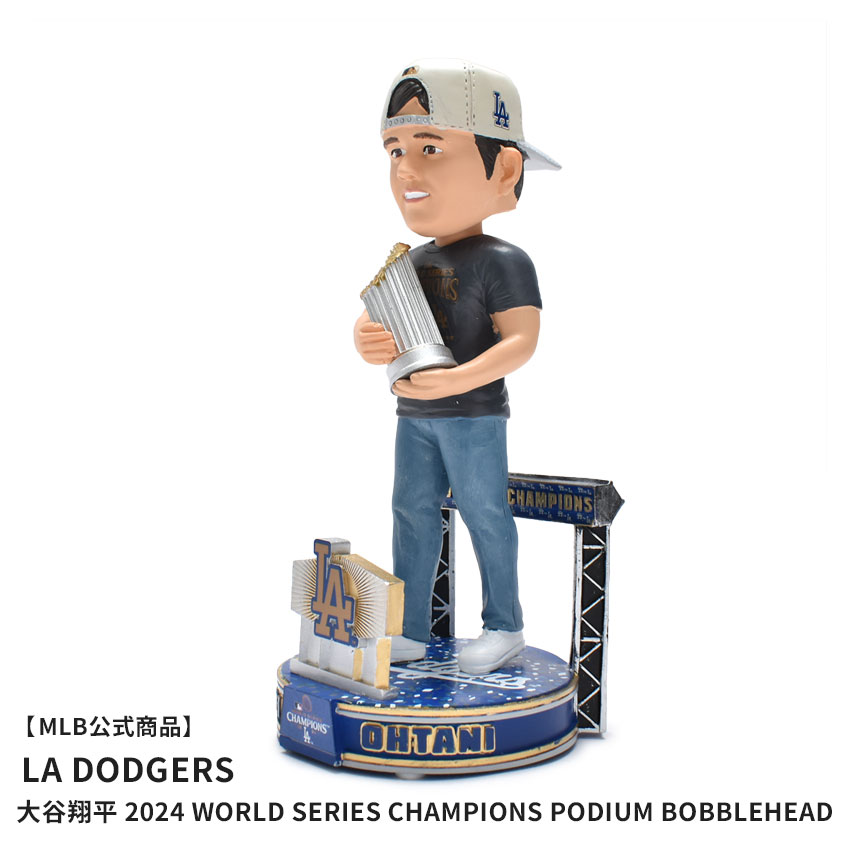 メジャーリーグベースボール ボブルヘッド Shohei Ohtani Los Angeles Dodgers 2024 World Series Champions Podium Bobblehead MAJOR LEAGUE BASEBALL BHMB24SMUWSPODLDSO 大谷翔平 フィギュア バブルヘッド 首振り人形 人形|slz||Z-MALL