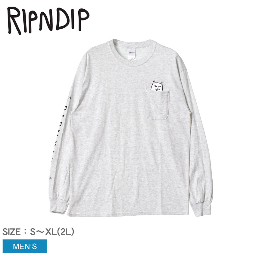 楽天市場】【今だけクーポン配布中】RIPNDIP Tシャツ 長袖Ｔシャツ