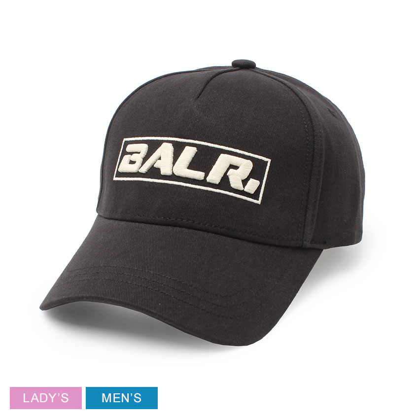 BALR. ボーラー キャップ 刺繍ロゴ 帽子 CAP B10015 ブラック BALR. ボーラー ベースボールキャップ Classic Cotton Cap