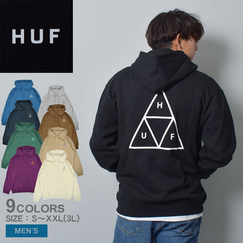 楽天市場】ハフ パーカー HUF SET TRIPLE TRIANGLE PULLOVER