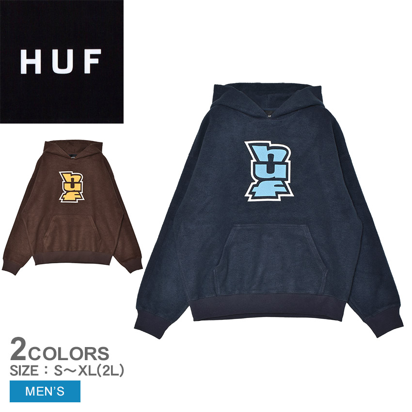 ハフ フーディー メンズ メガブラスト リバース パーカー HUF MEGABLAST REVERSE HOODIE FL00244 ウェア トップス プルオーバーパーカー 裏起毛 スウェット フーディ スエット スケーター スケボー 長袖 ロングスリーブ フード