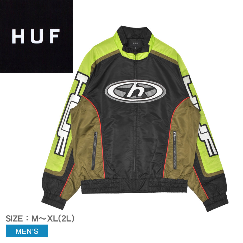 HUFジャケット 黒 楽天市場】HUF ハフ ジャケット コーチジャケット メンズ
