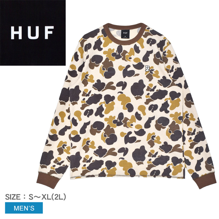 ロサンゼルス発★HUF★Shrader Camo長袖 Tシャツサーマル 楽天市場】ハフ 長袖Tシャツ HUF SHRADER CAMO LS THERMAL