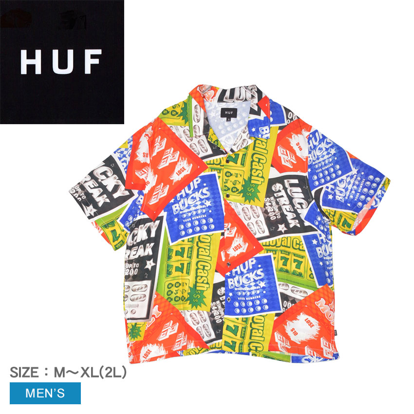 楽天市場】ハフ シャツ HUF リゾートシャツ 半袖 MANHATTAN TOP