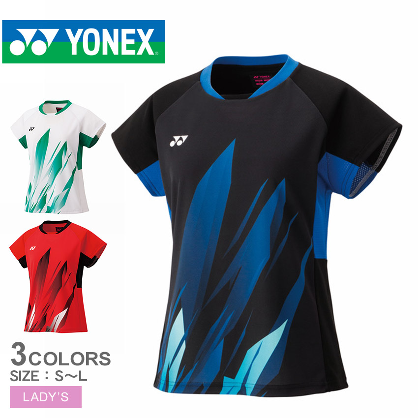 YONEX ウィメンズゲームシャツ 20915 Lサイズ 青 - メルカリ