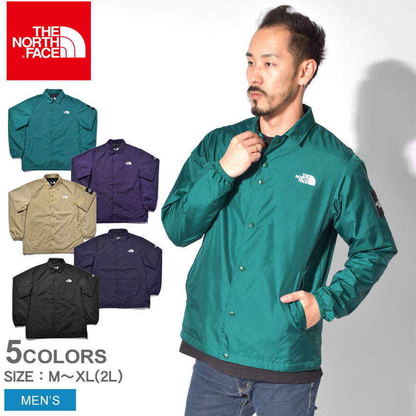 楽天市場 500円クーポン対象 3 11 7 59迄 ザ ノースフェイス ジャケット The North Face ライトジャケット 軽アウター コーチジャケット メンズ The Coach Jacket Np216 Ev Dp 服 トップス ブルゾン アウター アウトドア ブランド カジュアル スポーツ シンプル