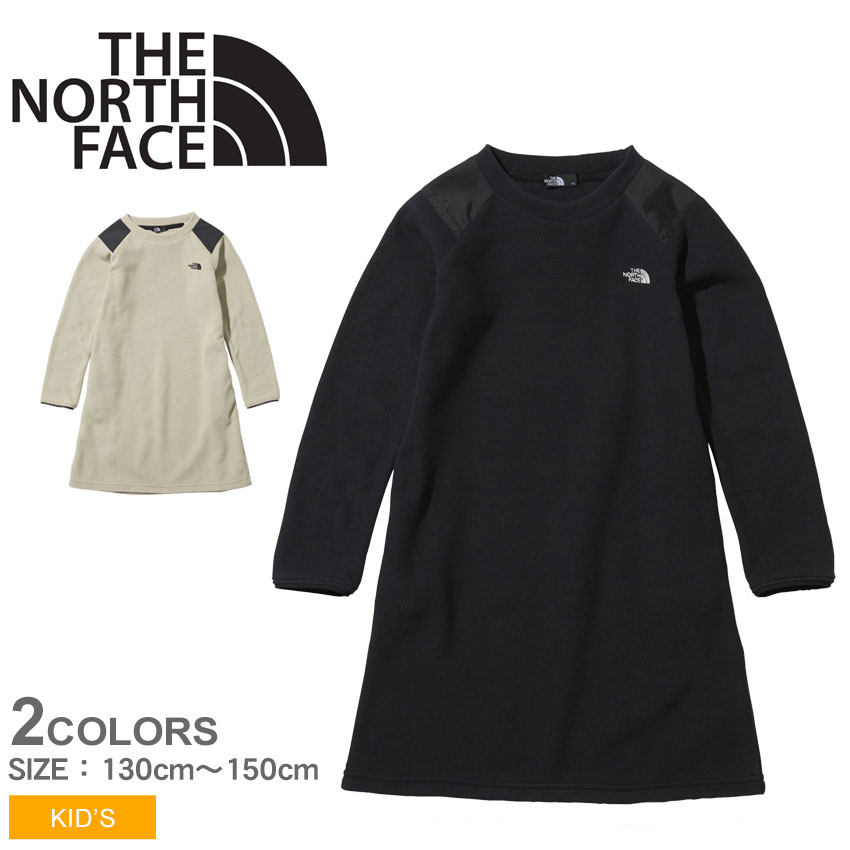 楽天市場 クーポンで割引 ザ ノースフェイス ワンピース キッズ ジュニア 子供 The North Face ガールズ マイクロ フリース ワンピース トップス 長袖 スポーツ 運動 アウトドア フリース 軽量 ブラック 黒 ベージュグレー Nag721 G Micro Fleece Onepiece Via