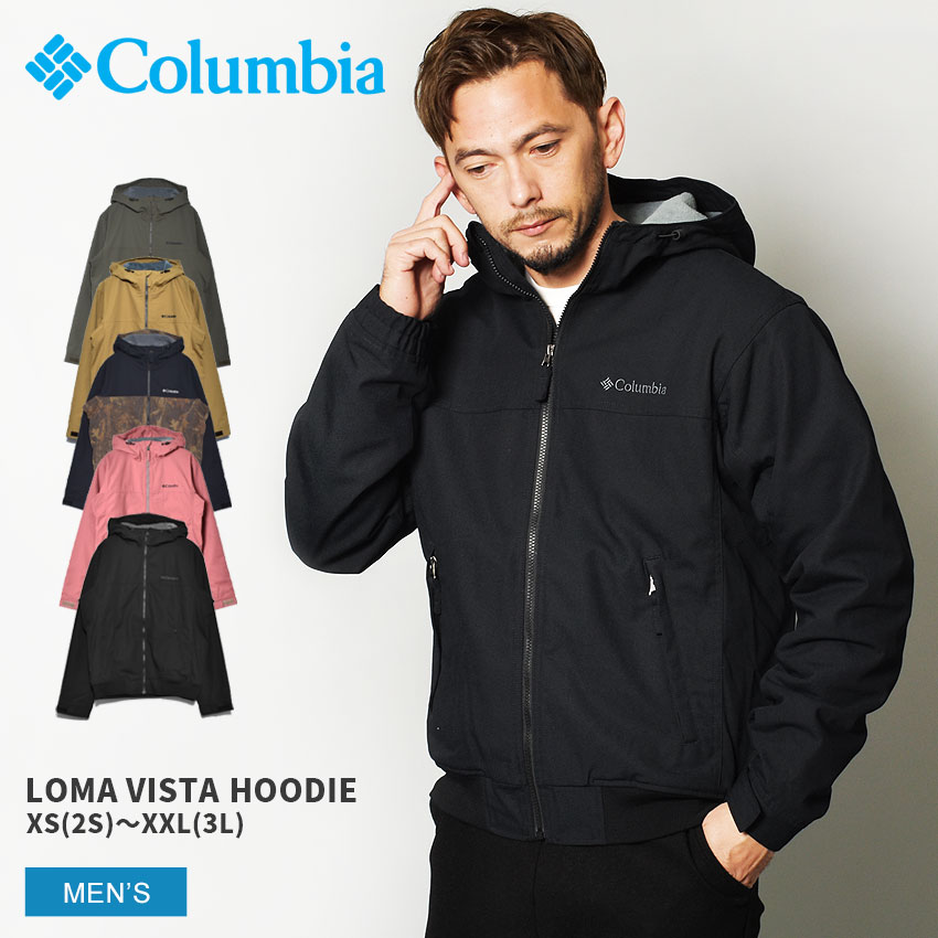 【限定クーポン発行中】COLUMBIA コロンビア ジャケット ロマビスタフーディー LOMA VISTA HOODIE メンズ デイリー キャンプ  フェス アウター タウンユース アウトドア シンプル カジュアル フリース 普段使い 中綿 上着 羽織 黒 保温性 | Z-MALL