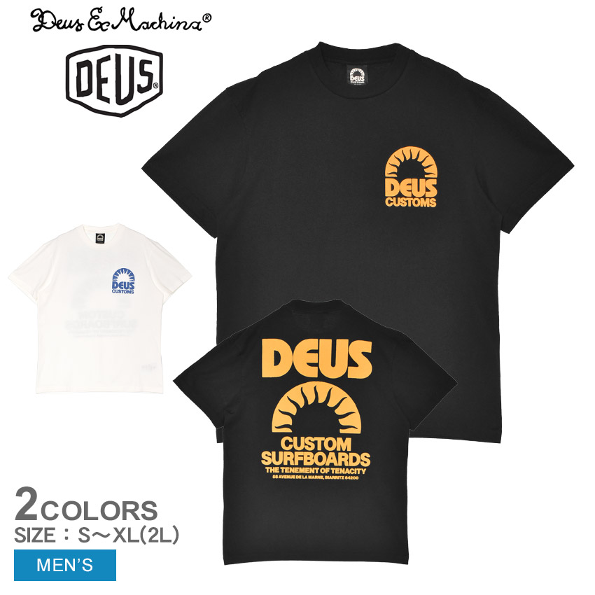 【ネコポス配送】デウス エクス マキナ 半袖Tシャツ メンズ MELODIES TEE DEUS EX MACHINA DMP251185 トップス 半袖 Tシャツ おしゃれ ロゴ プリント バックプリント サーフ カジュアル 海 ストリート シンプル ブランド アウトドア キャンプ レジャー