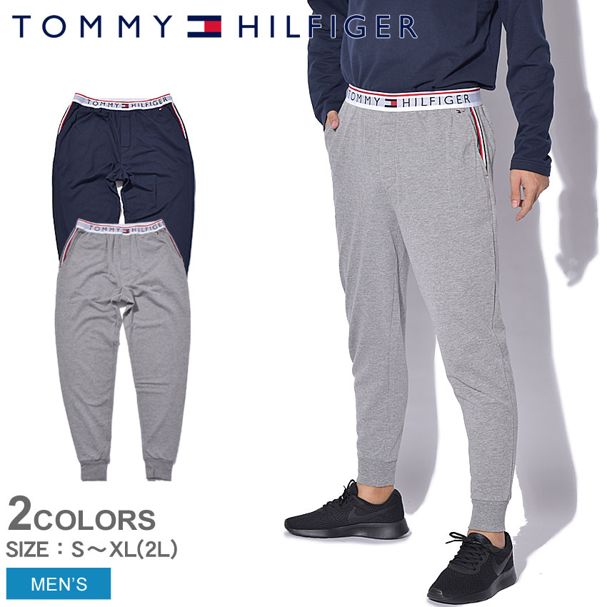 tommy hilfiger men's cotton modern essentials logo jogger pants