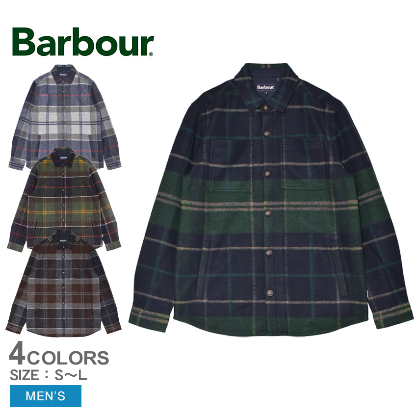 バブアー カジュアルシャツ メンズ CHAPTER TAILORED CHECK OVERSHIRT BARBOUR MOS0400 ウェア 長袖 トップス 長袖シャツ バーブァー ブランド カジュアル セレカジ クラシック クラシカル タータンチェック チェック チェックシャツ|slz|｜Z-MALL