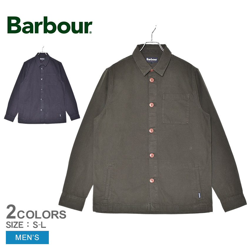 バブアー シャツ メンズ レギュラーウォッシュオーバーシャツ BARBOUR REGULAR WASH OVERSHIRT MOS0281 トップス ウエア 長袖シャツ バーブァー 襟付 無地 ブランド ボタンダウンシャツ シンプル カジュアル セレカジ クラシック|slz|