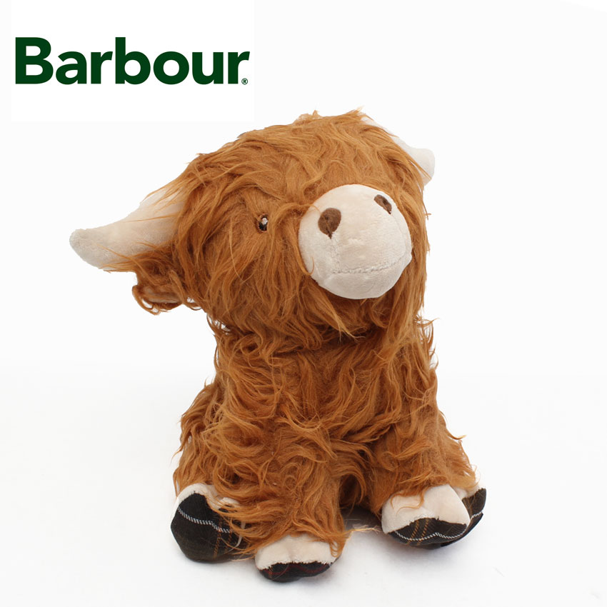 バブアー 犬用おもちゃ ハイランド牛 ドッグトイ BARBOUR DOG HIGHLAND COW TOY DAC0114 ぬいぐるみ バーブァー おしゃれ ペットドッグ 犬 犬用 ペット用品 ブランド 人気 かわいい プレゼント 贈り物 ブラウン