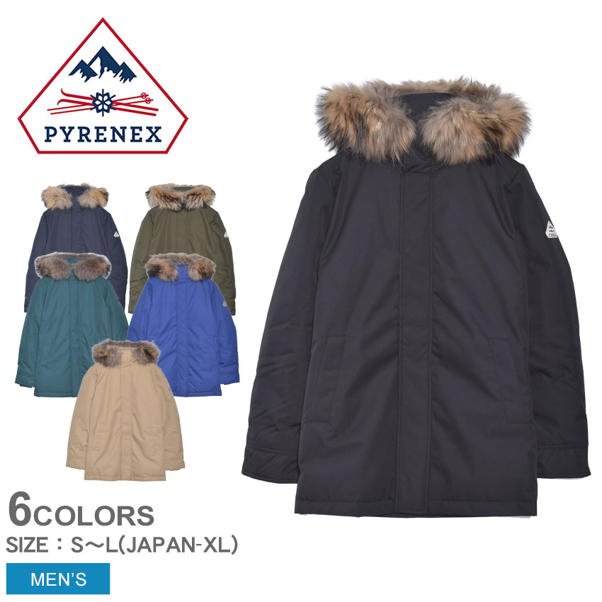 楽天市場 ピレネックス ダウン Pyrenex メンズ ダウンジャケット ファー ブランド コート アウター アウトドア シンプル カジュアル ブラック ネイビー 中綿 防寒 撥水 防風 通勤 通学 保温 上着 黒 定番 アヌシージャケット Via Torino インポートブランド