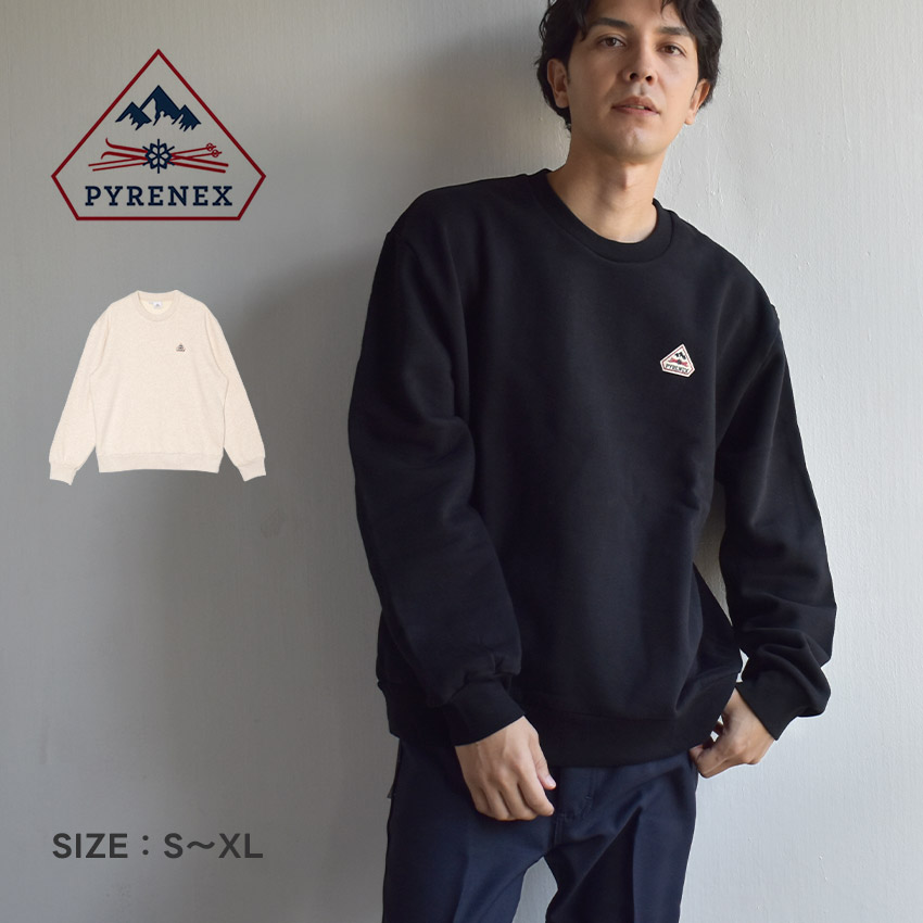 【未使用品PYRENEX 】ピレネックス トレーナー ブラック　サイズ36 楽天市場】ピレネックス スウェット PYRENEX ESCOU ORGANIC COTTON