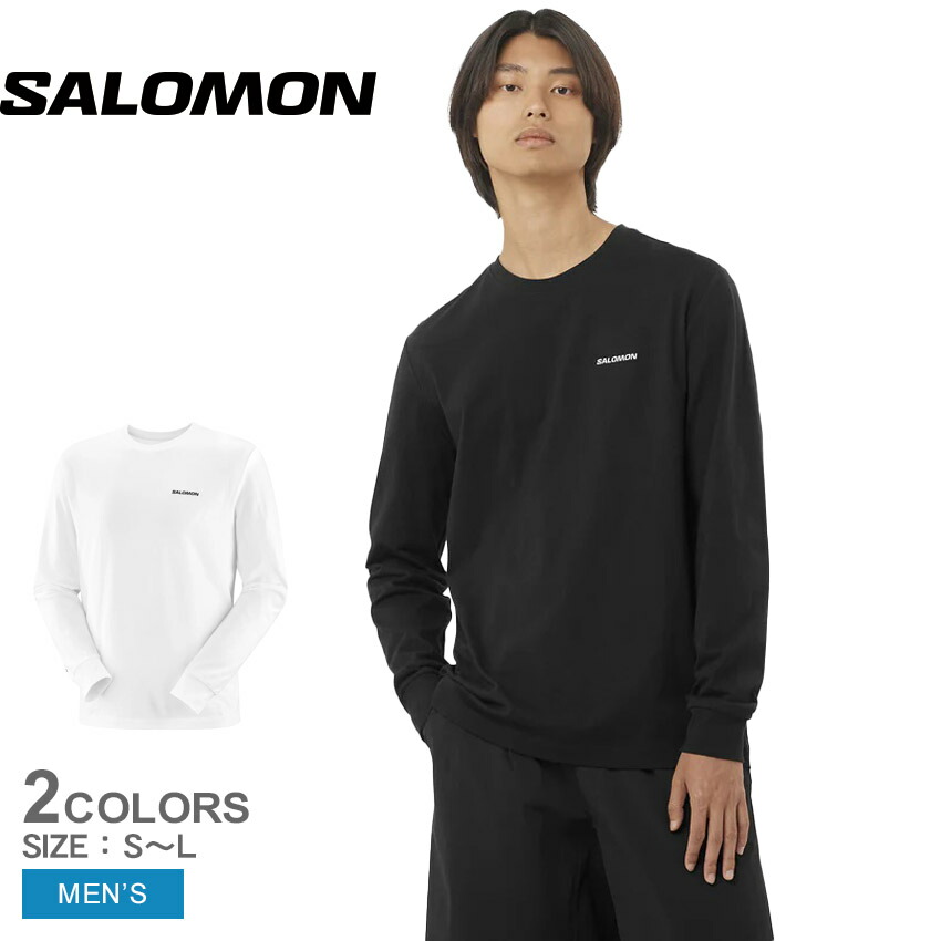 楽天市場】サロモン 長袖Tシャツ SALOMON LOGO PERFORMANCE LS