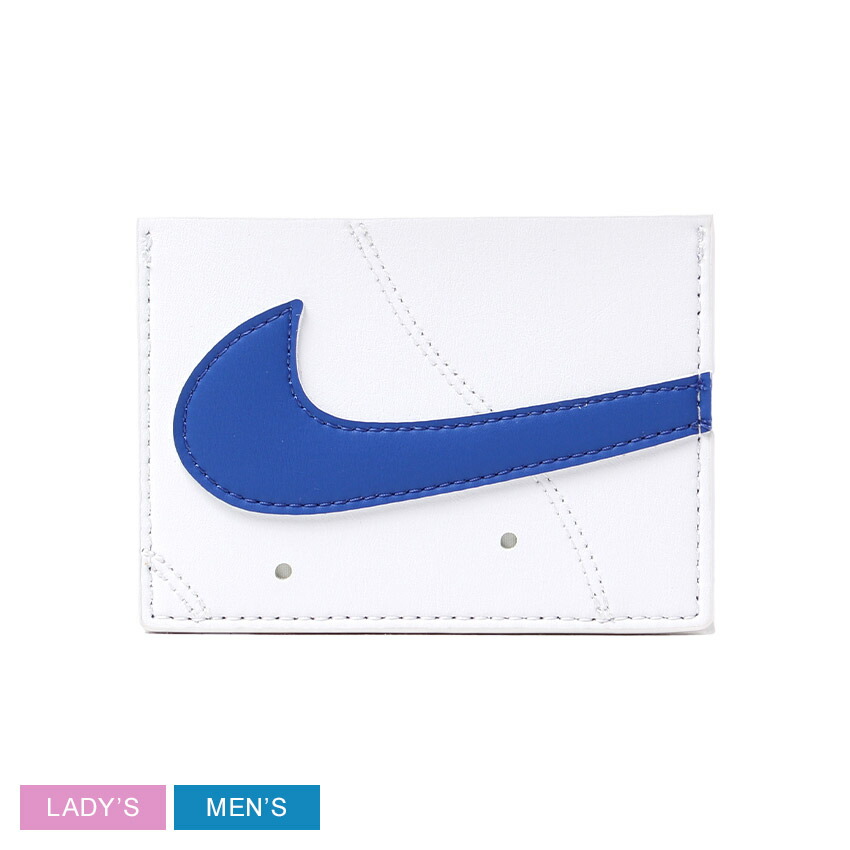 ナイキ カードウォレット メンズ レディース エアフォース 1 カード ウォレット NIKE AIR FORCE 1 CARD WALLET N1009738-151 財布 カードケース ミニ財布 コンパクト カード入れ スニーカー風 現金収納 スリーブ付き スポーツブランド