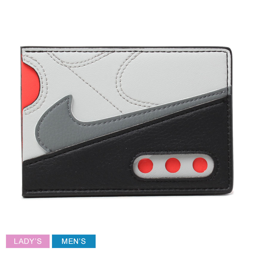 ナイキ カードケース メンズ レディース エアマックス 90 カードウォレット NIKE AIR MAX 90 CARD WALLET N1009740 カードケース パスケース 定期入れ コンパクト カード入れ 収納 スニーカー風 カード収納 ストリート ユニセックス