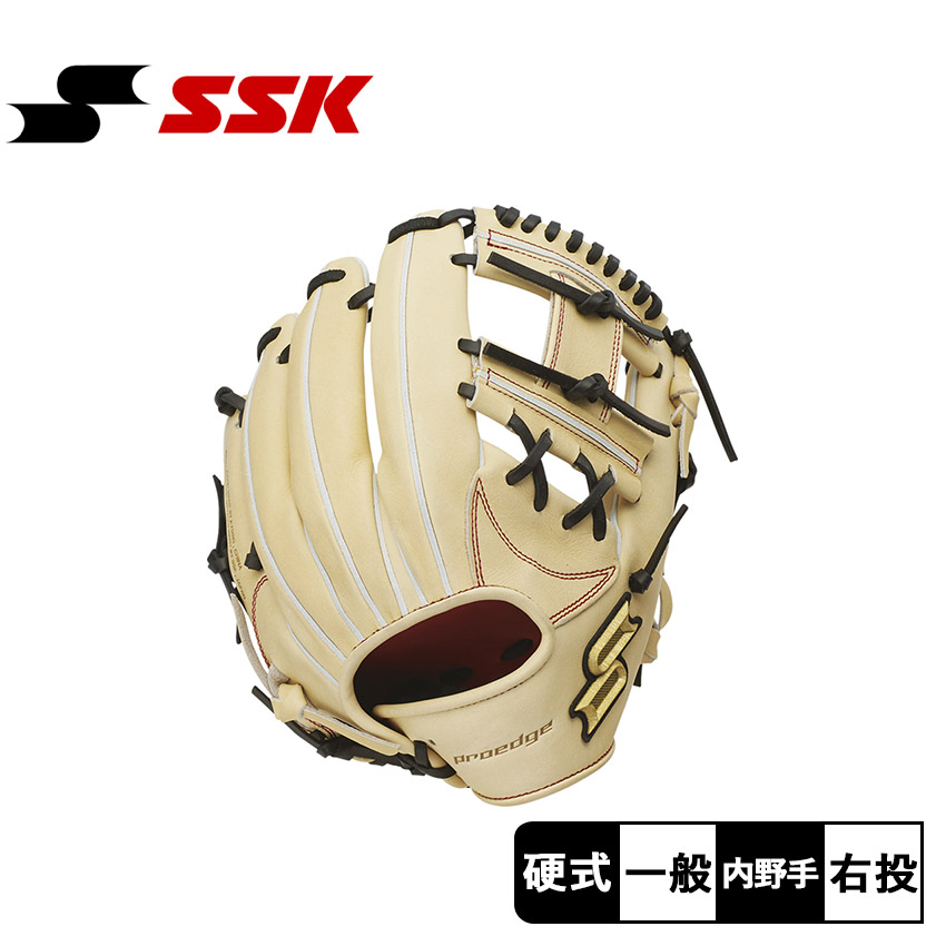 エスエス 硬式用グローブ ベージュ レザー 楽天市場】エスエスケイ グローブ SSK 硬式プロエッジ内野手用