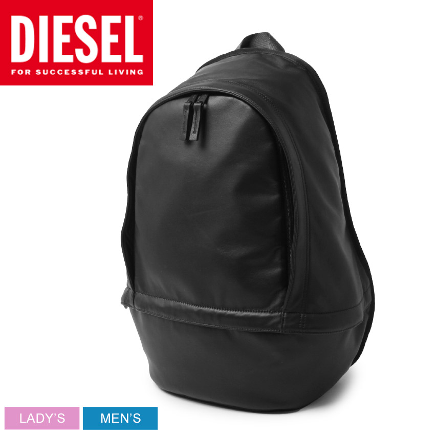 ディーゼル DIESEL ロゴ バックパック RAVE Backpack リュック DIESEL Rave バックパック ロゴ Black 送料込み (DIESEL/バック