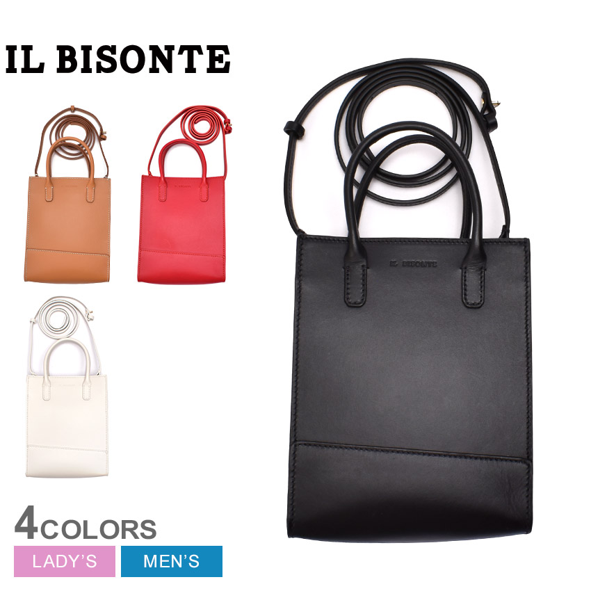 イルビゾンテ ハンドバッグ メンズ レディース ハンドバッグ IL BISONTE HANDBAG BHA014 PV0041 バッグ 鞄 かばん カバン ショルダーバッグ ユニセックス レザー 本革 人気 定番 ブランド ロゴ シンプル おしゃれ ギフト プレゼント 贈り物
