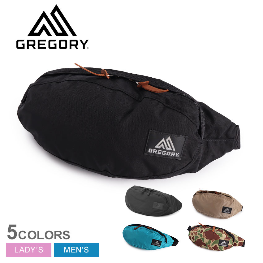 GREGORY 2点セット　ボディバッグ・ウエストポーチ ブラック GREGORY 最大41%☆7/20限定 日本正規品 ウエストバッグ メンズ