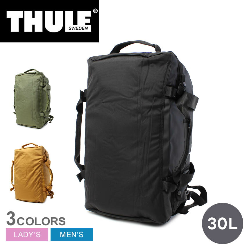 スーリー ダッフルバッグ メンズ レディース Thule Chasm THULE 3205211 3205212 3205213 鞄 かばん ボストンバッグ 30リットル カジュアル シンプル スポーティ ブランド ロゴ ワンポイント 2WAY バックパック リュック アウトドア|slz||Z-MALL